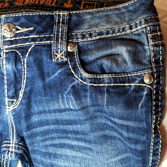 Rock Revival Woman's Low Rise Allegra Ankle Skinny Jeans Size 30. - Picture 4 of 16